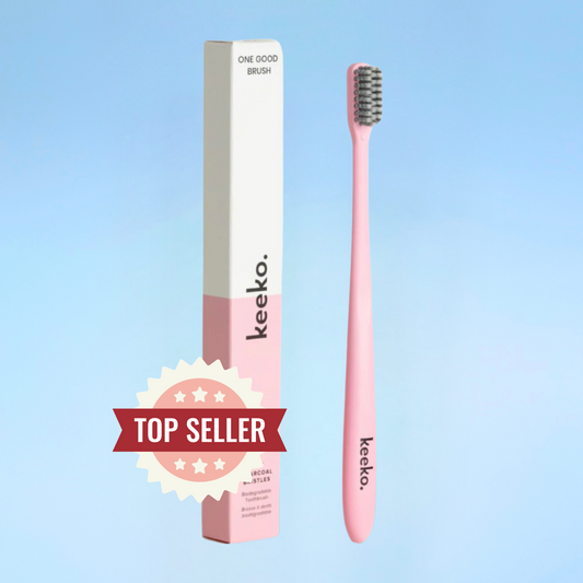 Pink Biodegradable Toothbrush