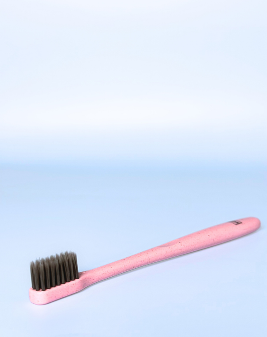 Pink "Brush it On" Wheatstraw Toothbrush