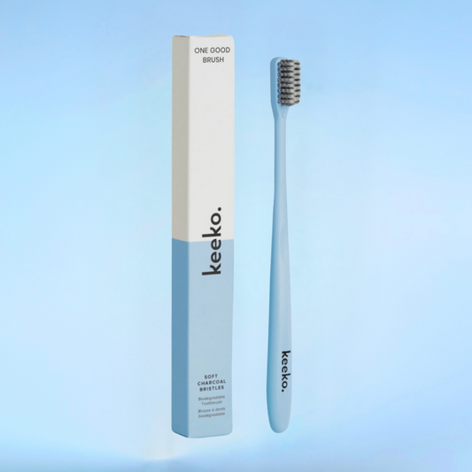 Blue Biodegradable Toothbrush